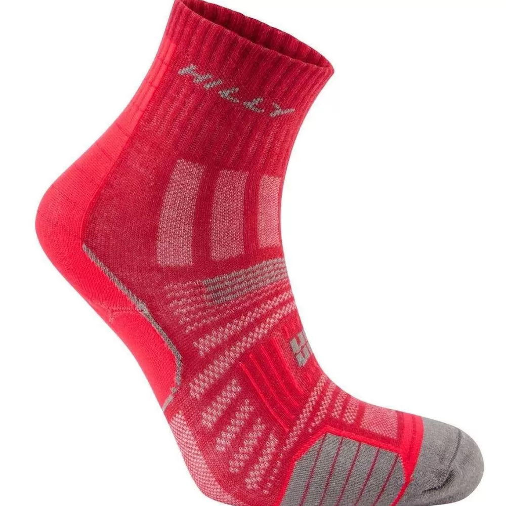 Hilly Women's Socks^Pink Twin Skin Anklet Socks
