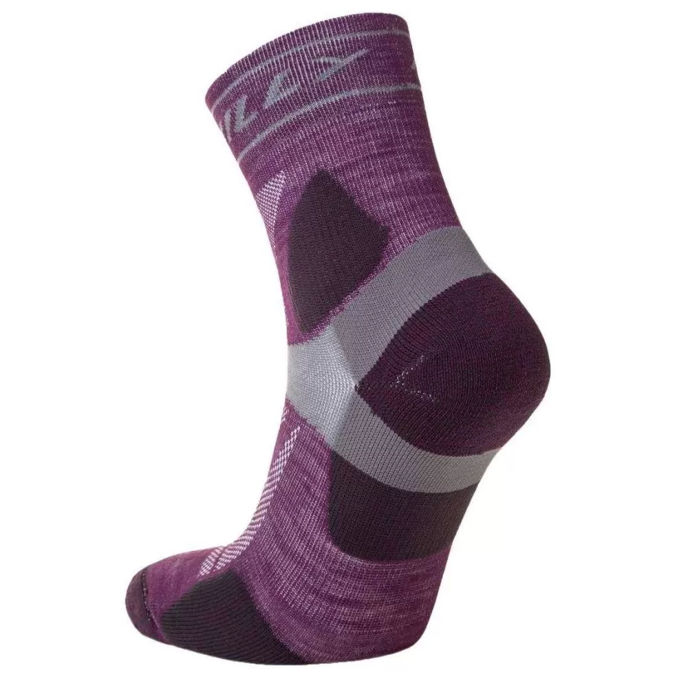 Hilly Men's Socks^Purple Trail Anklet Med Socks