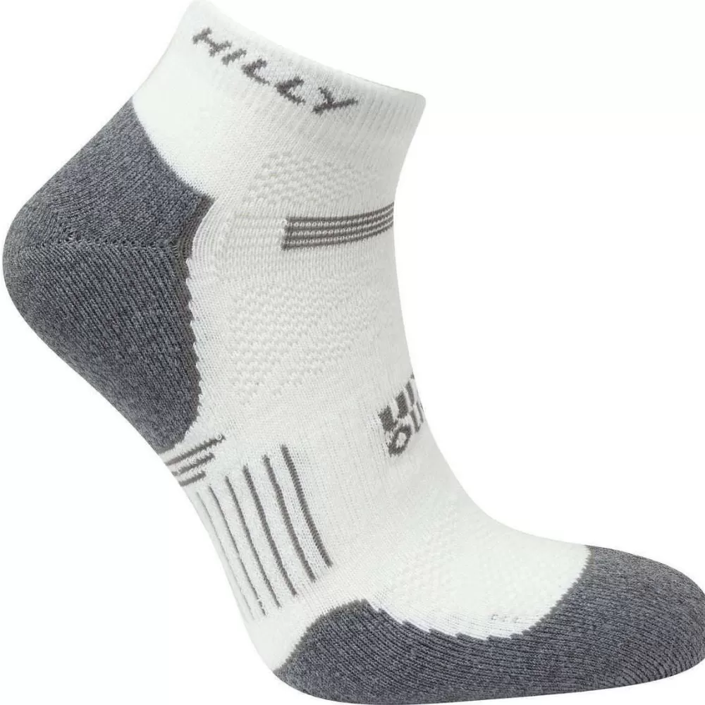 Hilly Men's Socks^White Supreme Quarter Socks