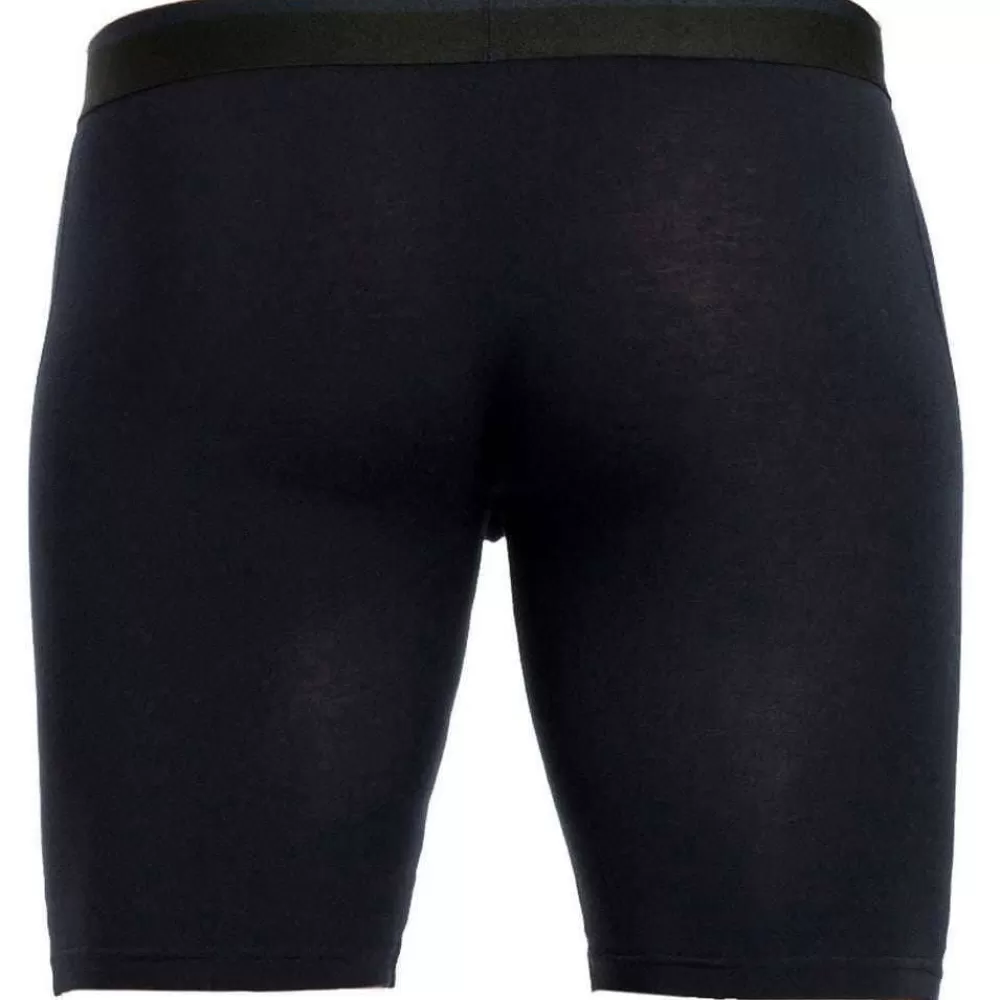 Obviously Men's Underwear^Black Freeman Anatofree Boxer Brief 6Inch Leg