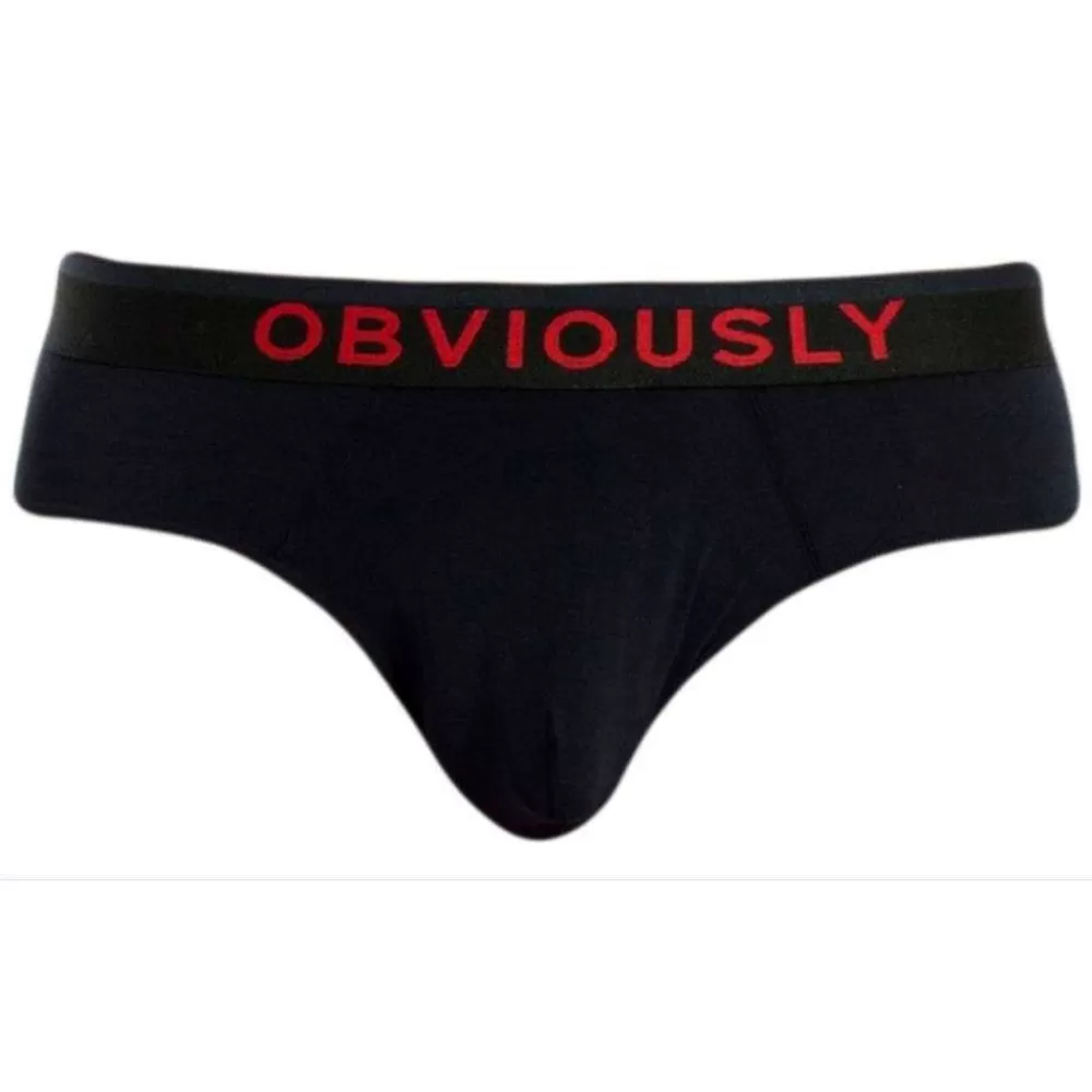Obviously Men's Underwear^Black Freeman Anatofree Brief