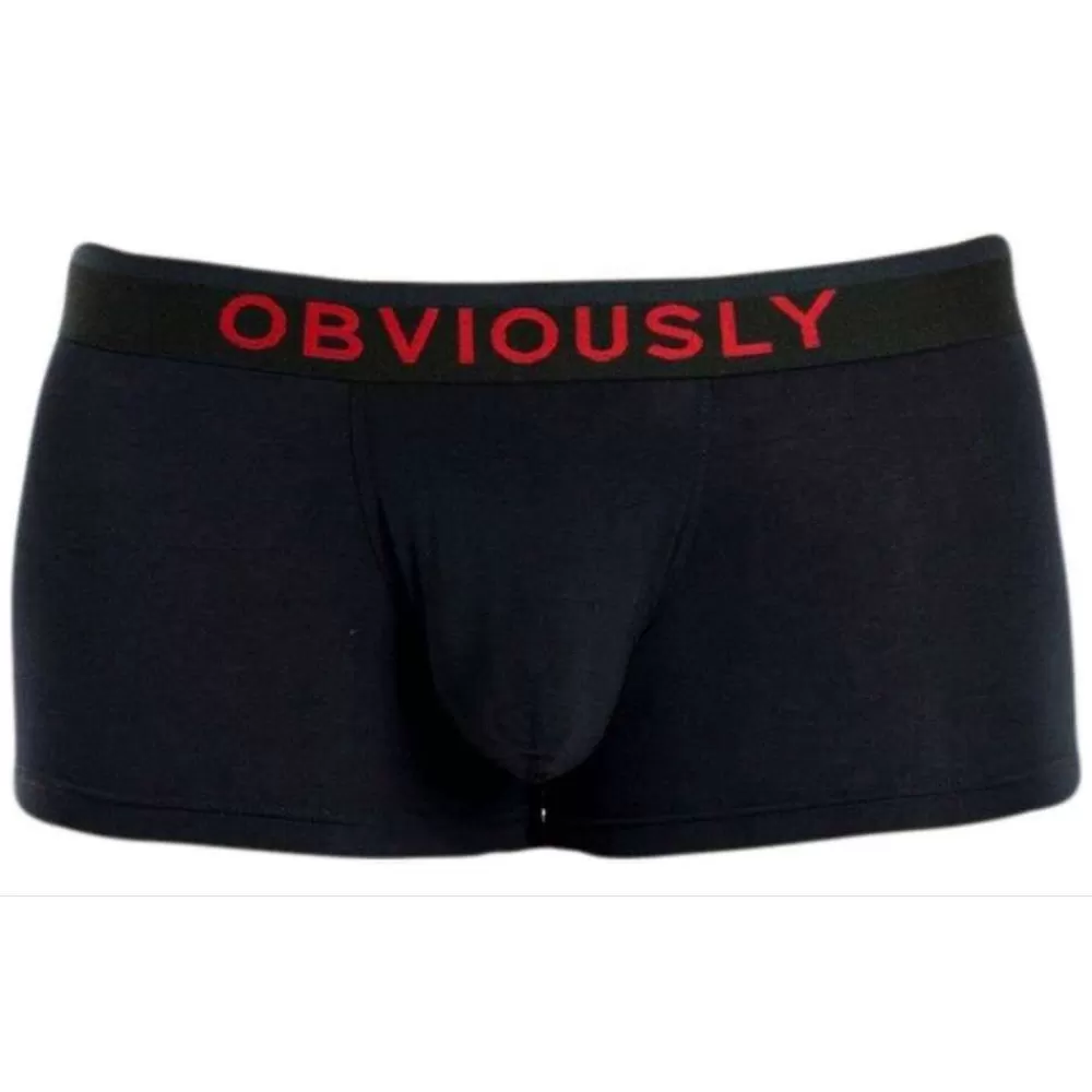 Obviously Men's Underwear^Black Freeman Anatofree Trunk