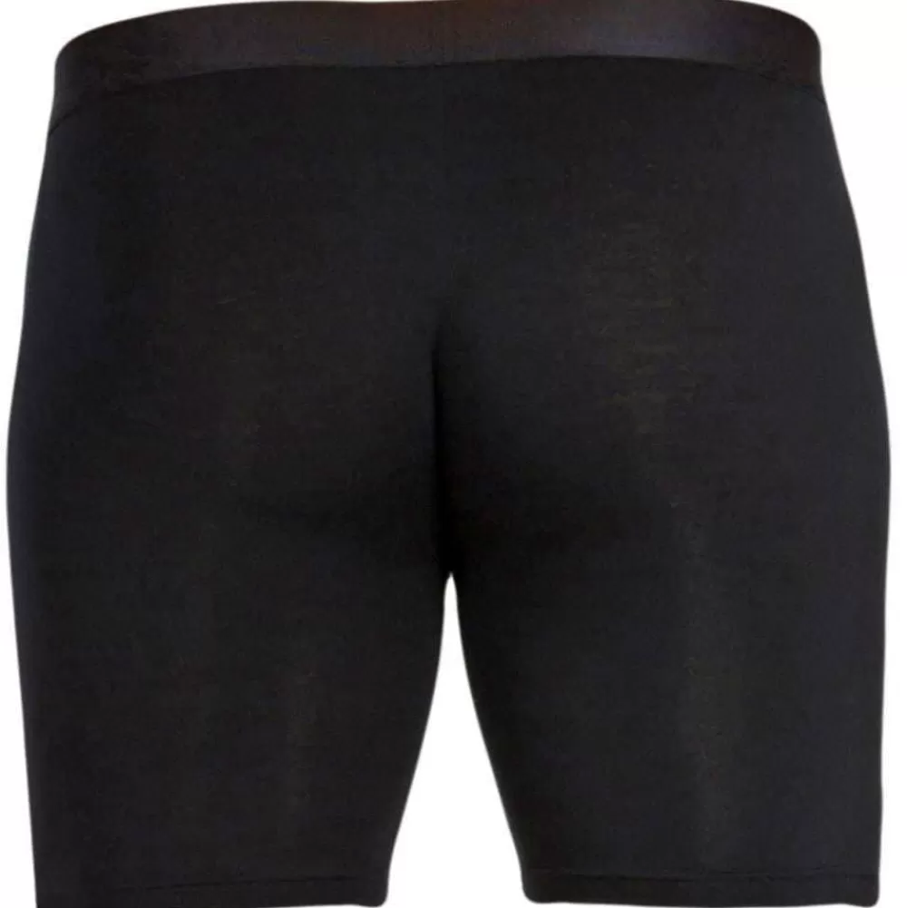 Obviously Men's Underwear^Black Primeman Anatomax Boxer Brief 6Inch Leg