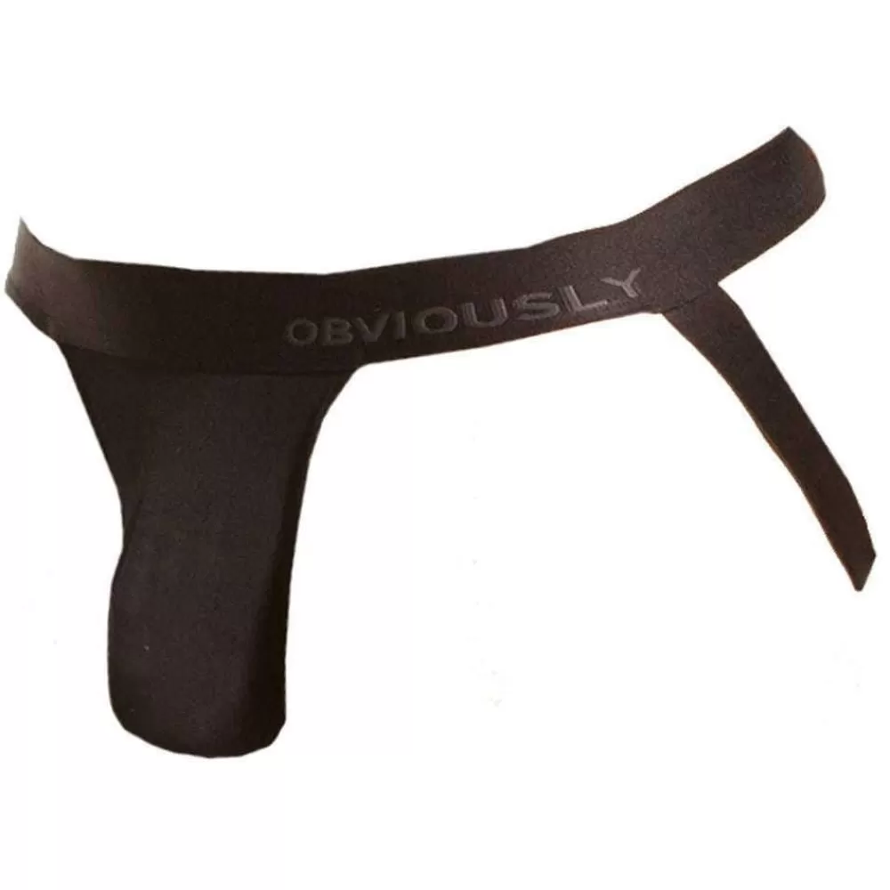 Obviously Men's Underwear^Black Primeman Anatomax Jockstrap