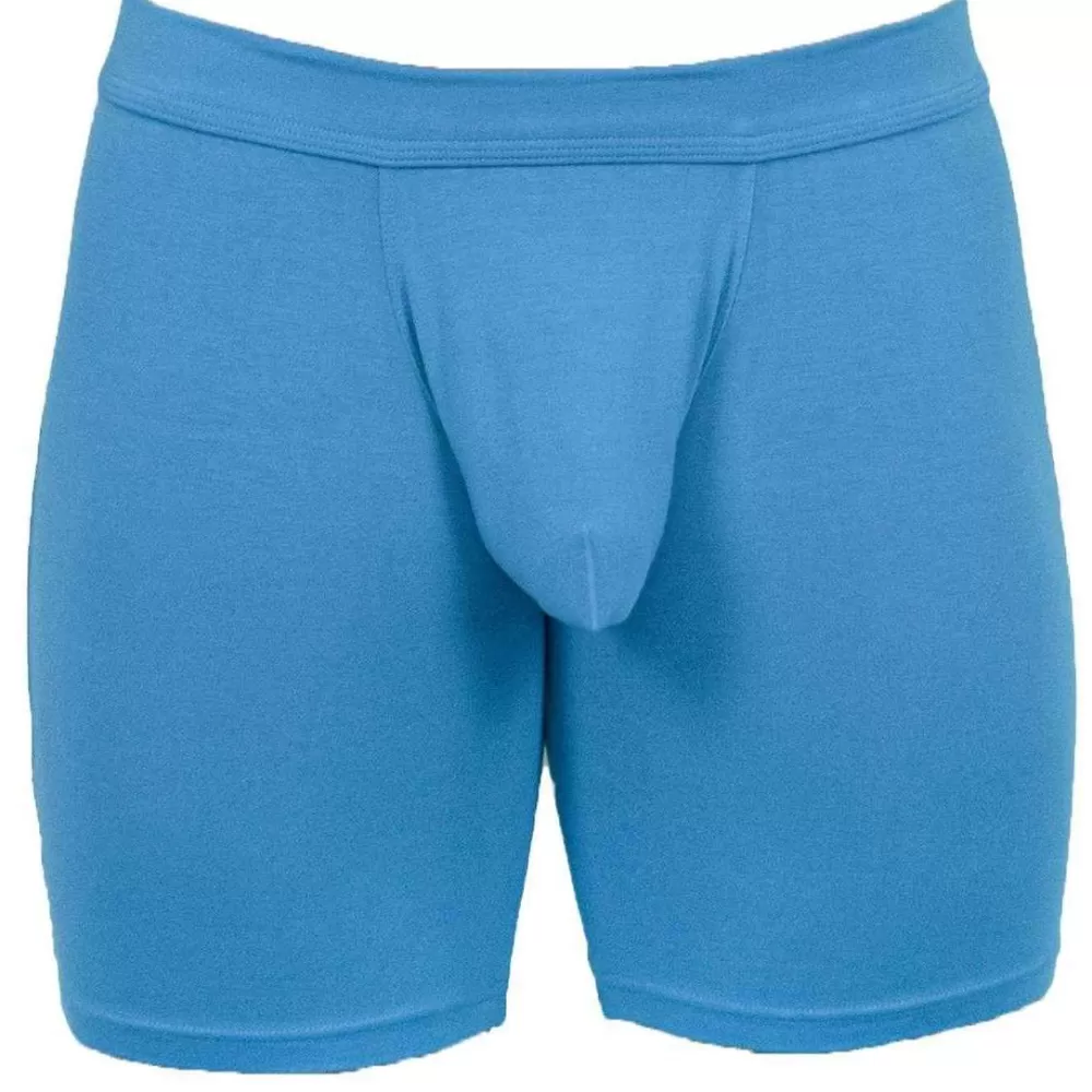 Obviously Men's Underwear^Blue Eliteman Boxer Brief 6Inch Leg