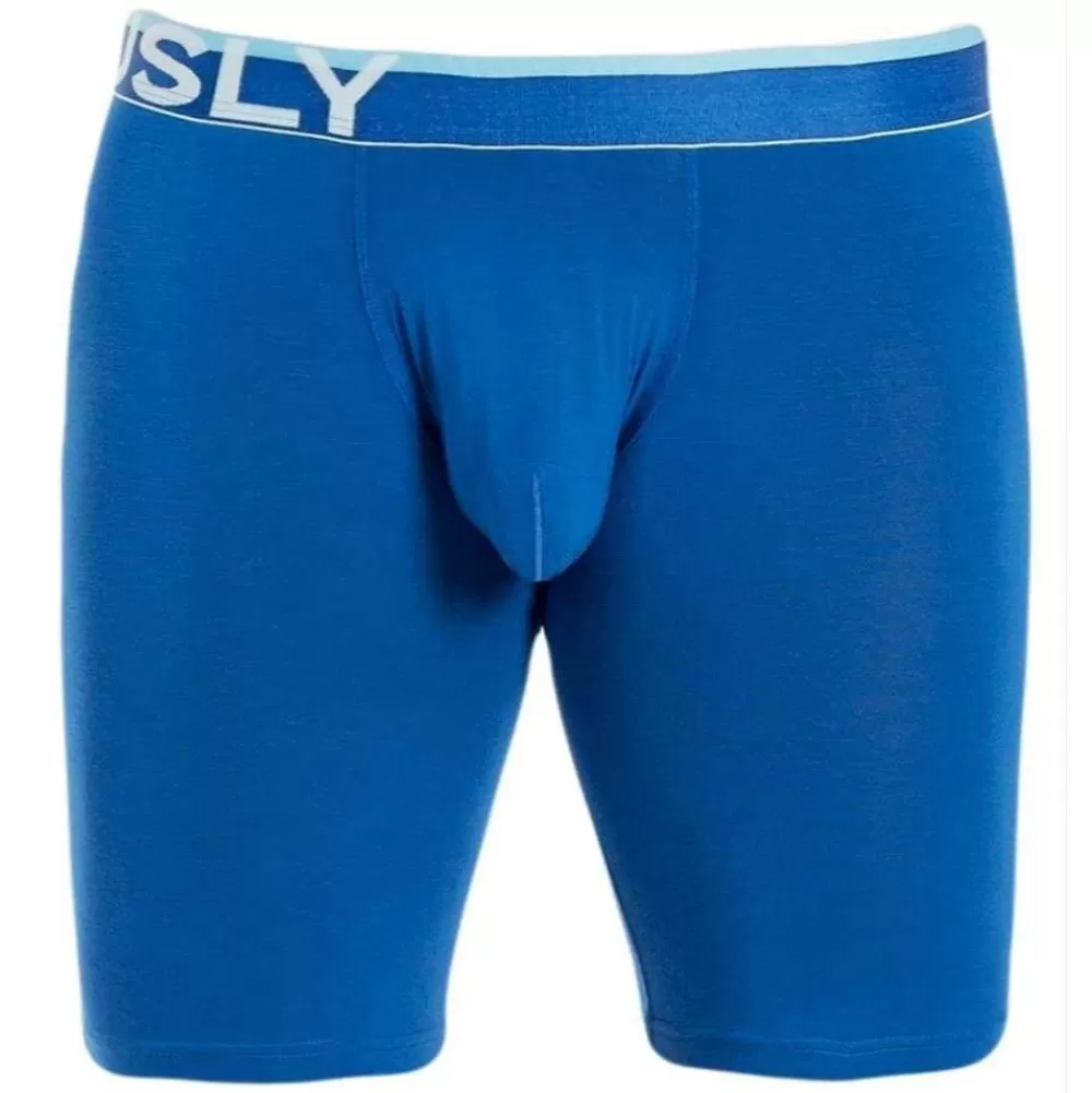 Obviously Men's Underwear^Blue Everyman Anatomax Boxer Brief 9Inch Leg