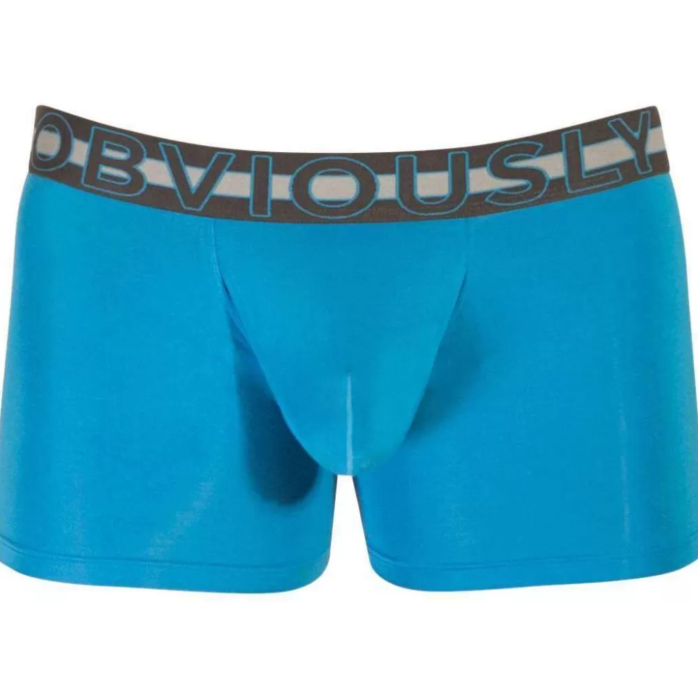 Obviously Men's Underwear^Blue Everyman Anatomax Boxer Brief 3Inch Leg