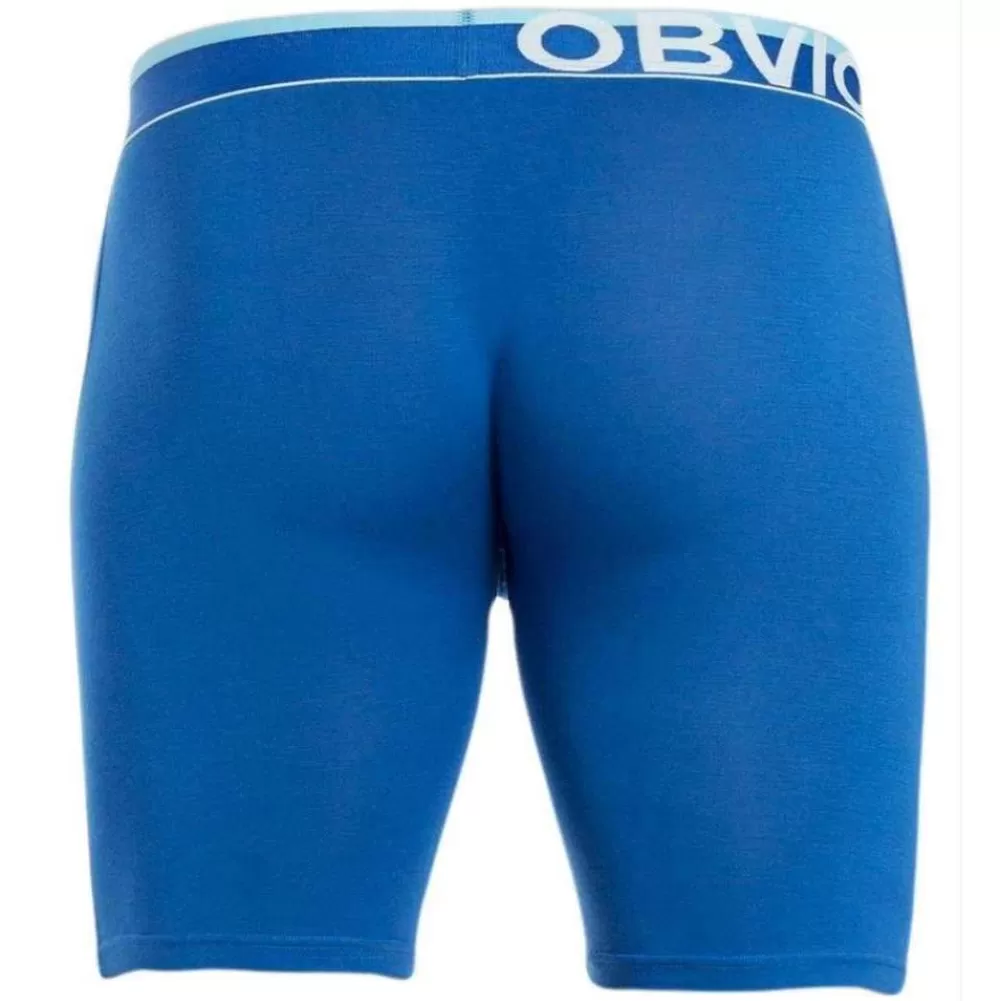 Obviously Men's Underwear^Blue Everyman Anatomax Boxer Brief 9Inch Leg