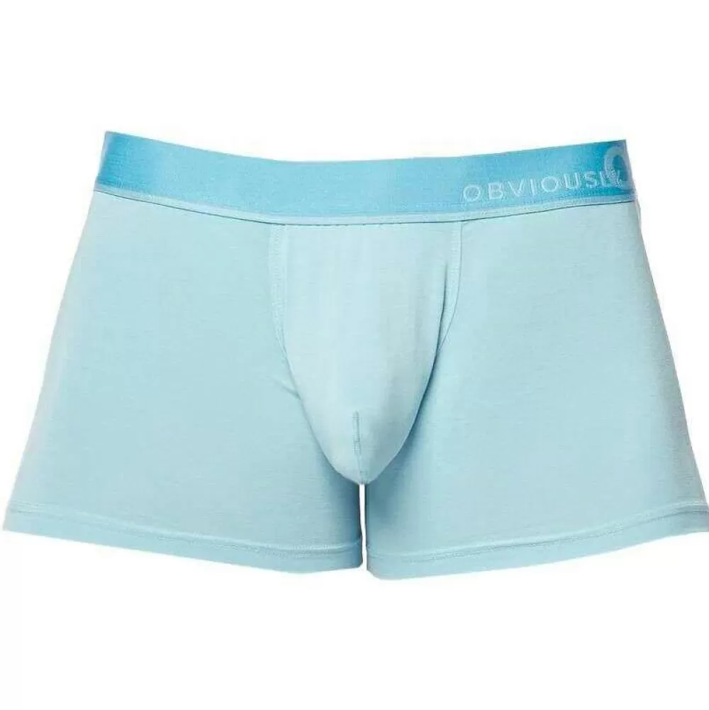 Obviously Men's Underwear^Blue Primeman Boxer Brief 3Inch Leg