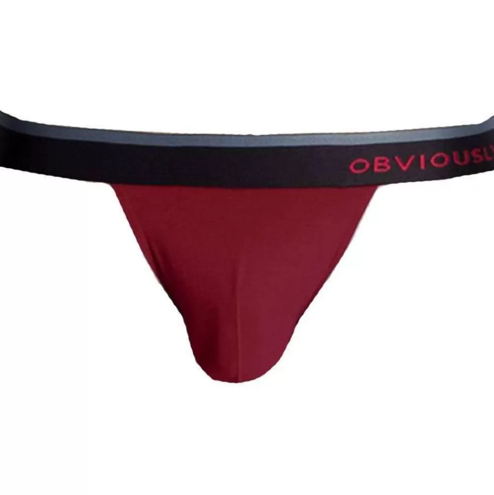 Obviously Men's Underwear^Burgundy Primeman Anatomax Bikini Brief