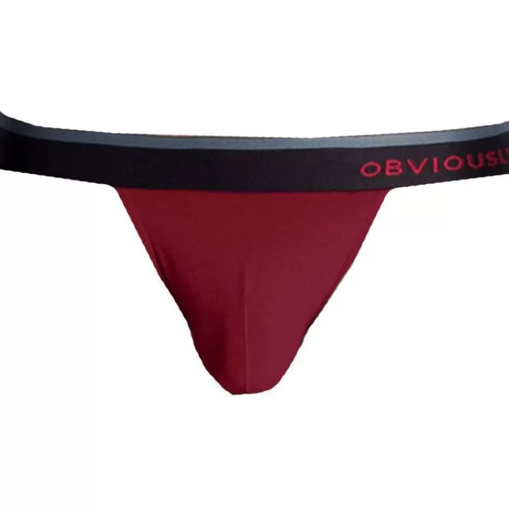 Obviously Men's Underwear^Burgundy Primeman Anatomax Thong