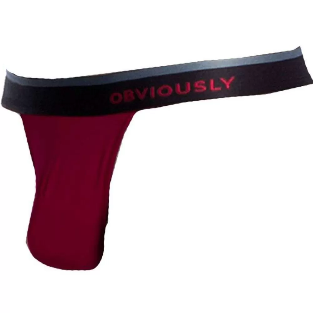Obviously Men's Underwear^Burgundy Primeman Anatomax Thong