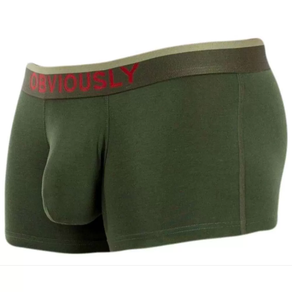 Obviously Men's Underwear^Green Freeman Anatofree Trunk