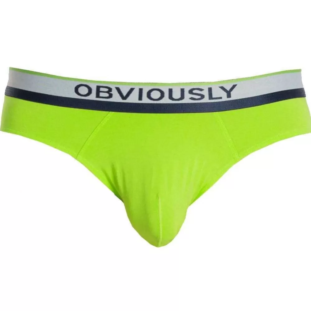 Obviously Men's Underwear^Green Primeman Anatomax Brief