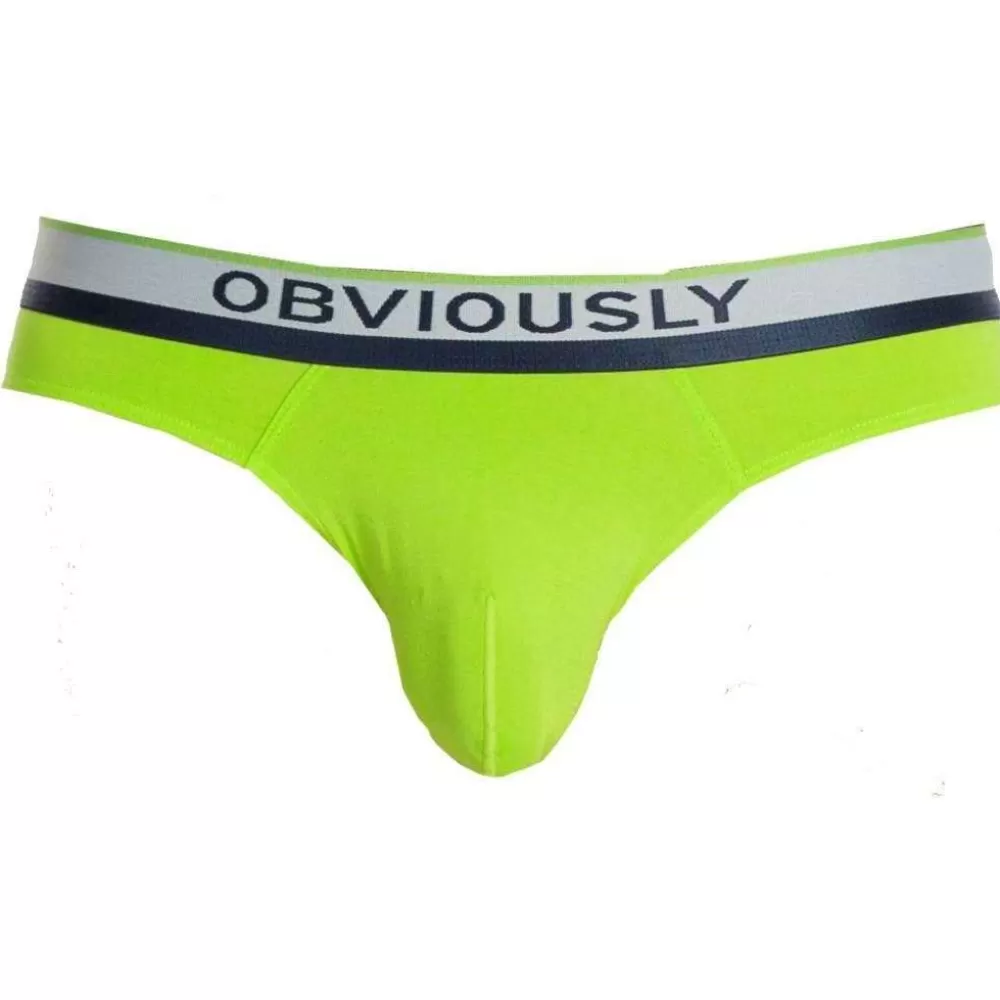 Obviously Men's Underwear^Green Primeman Anatomax Hipster Brief