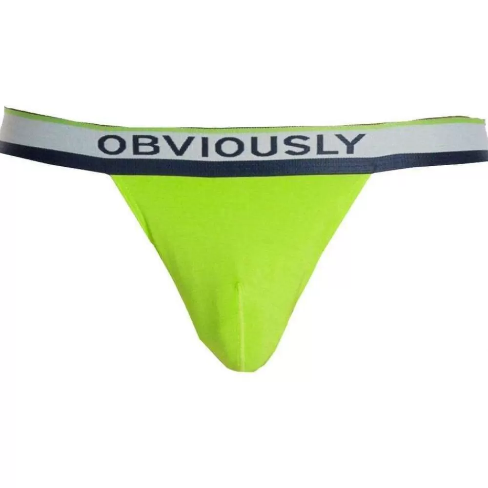 Obviously Men's Underwear^Green Primeman Anatomax Thong
