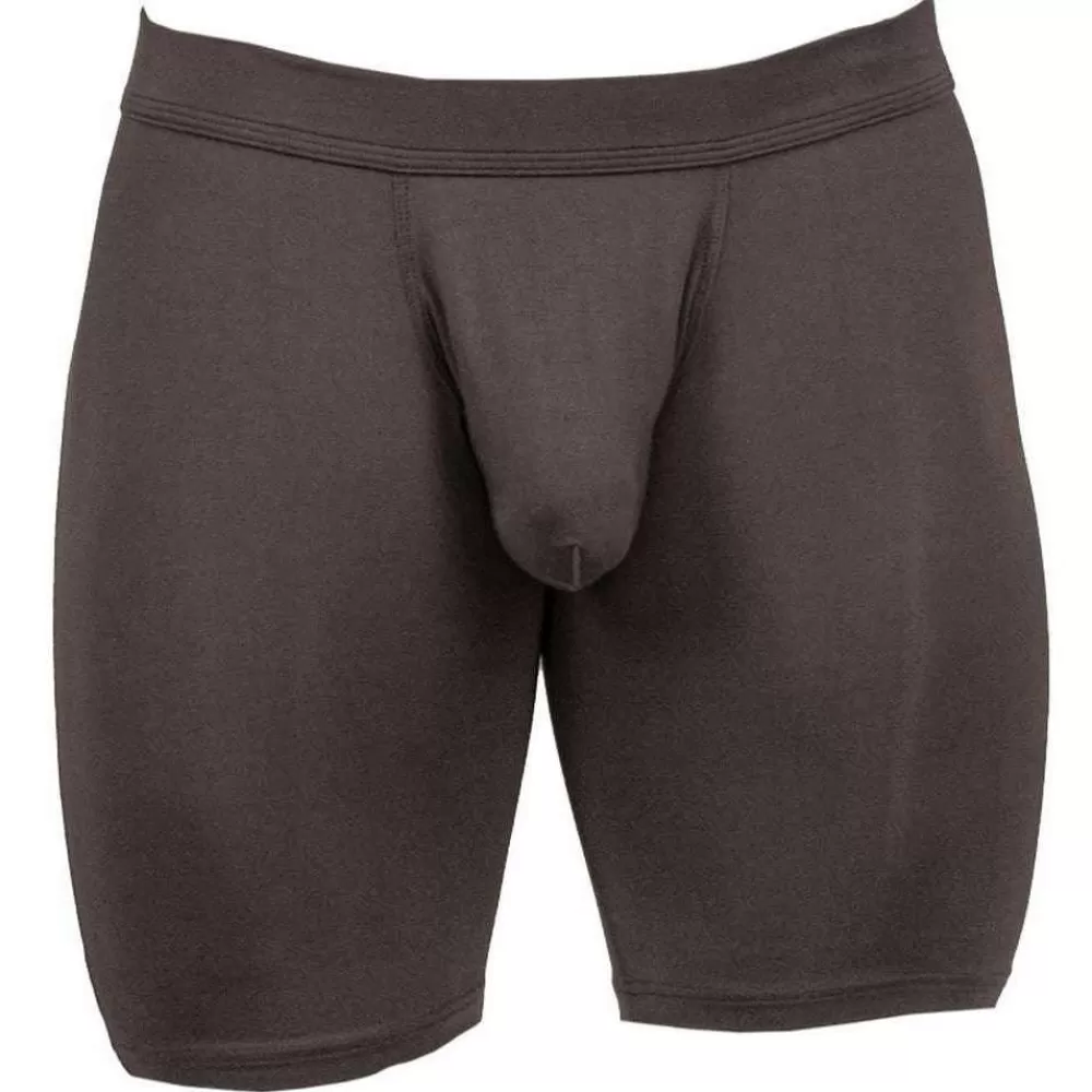 Obviously Men's Underwear^Grey Eliteman Boxer Brief 9Inch Leg
