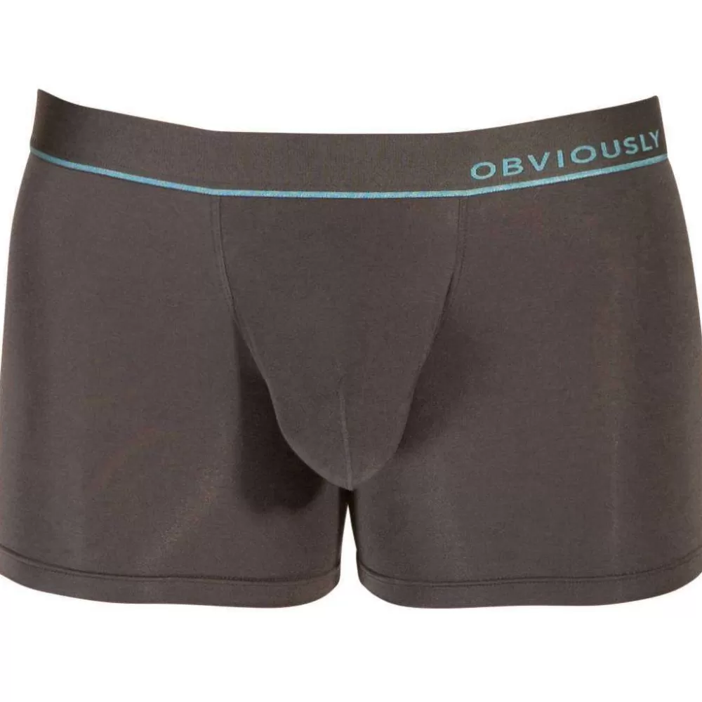 Obviously Men's Underwear^Grey Primeman Anatomax Boxer Brief 3Inch Leg