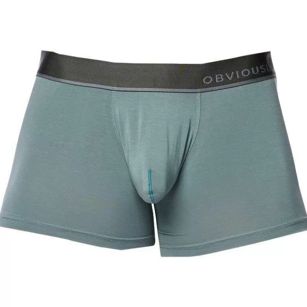 Obviously Men's Underwear^Grey Primeman Boxer Brief 3Inch Leg