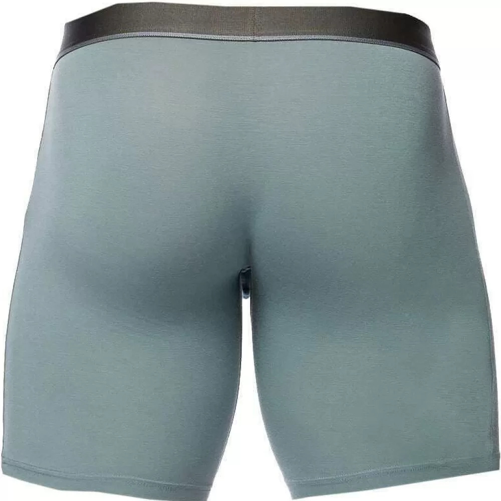 Obviously Men's Underwear^Grey Primeman Boxer Brief 9Inch Leg
