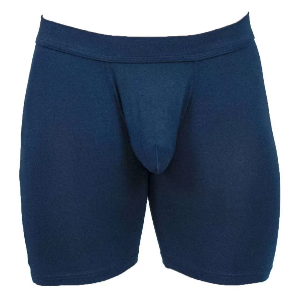 Obviously Men's Underwear^Navy Eliteman Boxer Brief 6Inch Leg