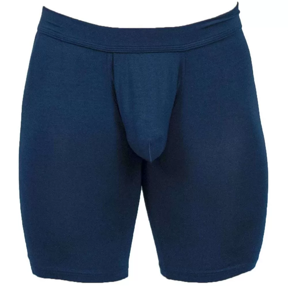 Obviously Men's Underwear^Navy Eliteman Boxer Brief 9Inch Leg