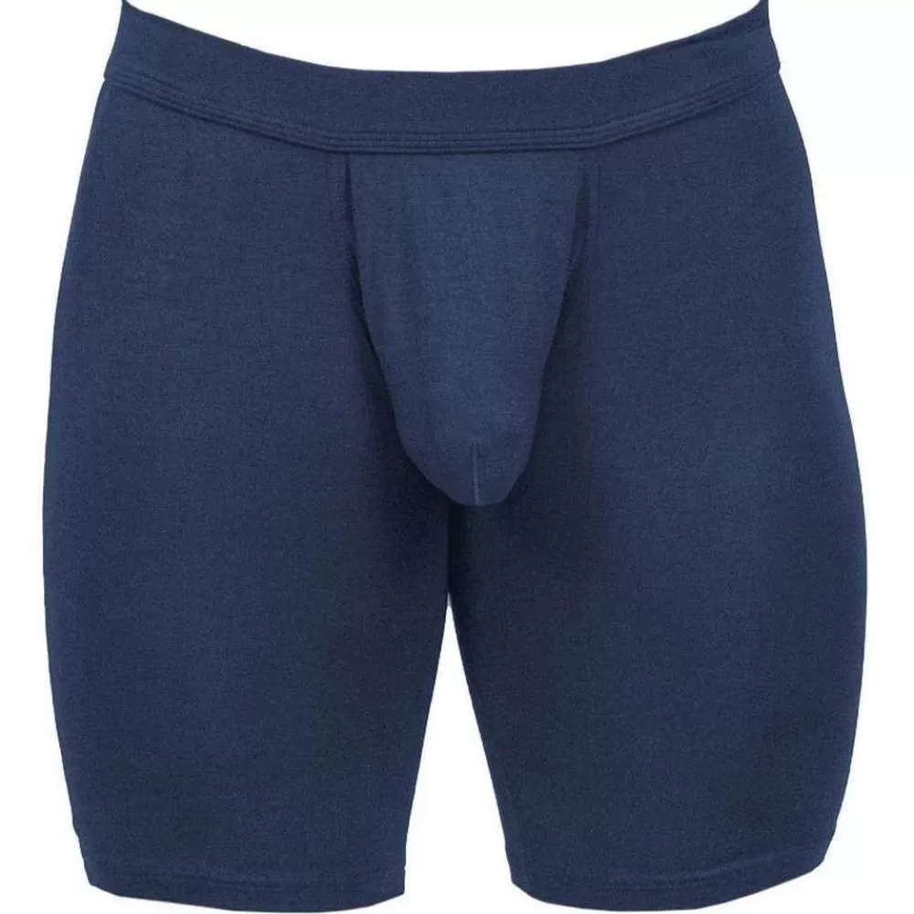 Obviously Men's Underwear^Navy Eliteman Boxer Brief 9Inch Leg
