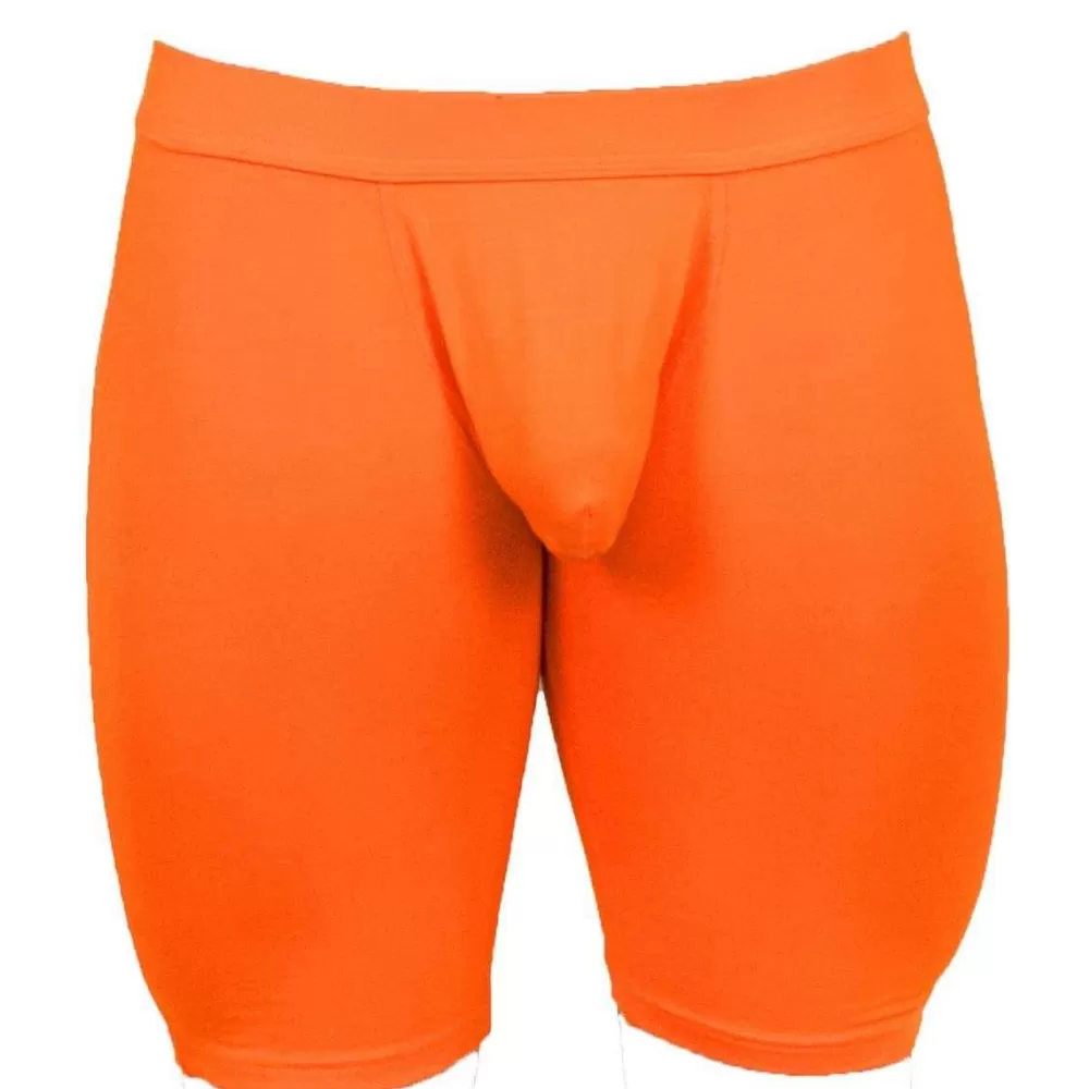 Obviously Men's Underwear^Orange Eliteman Boxer Brief 9Inch Leg