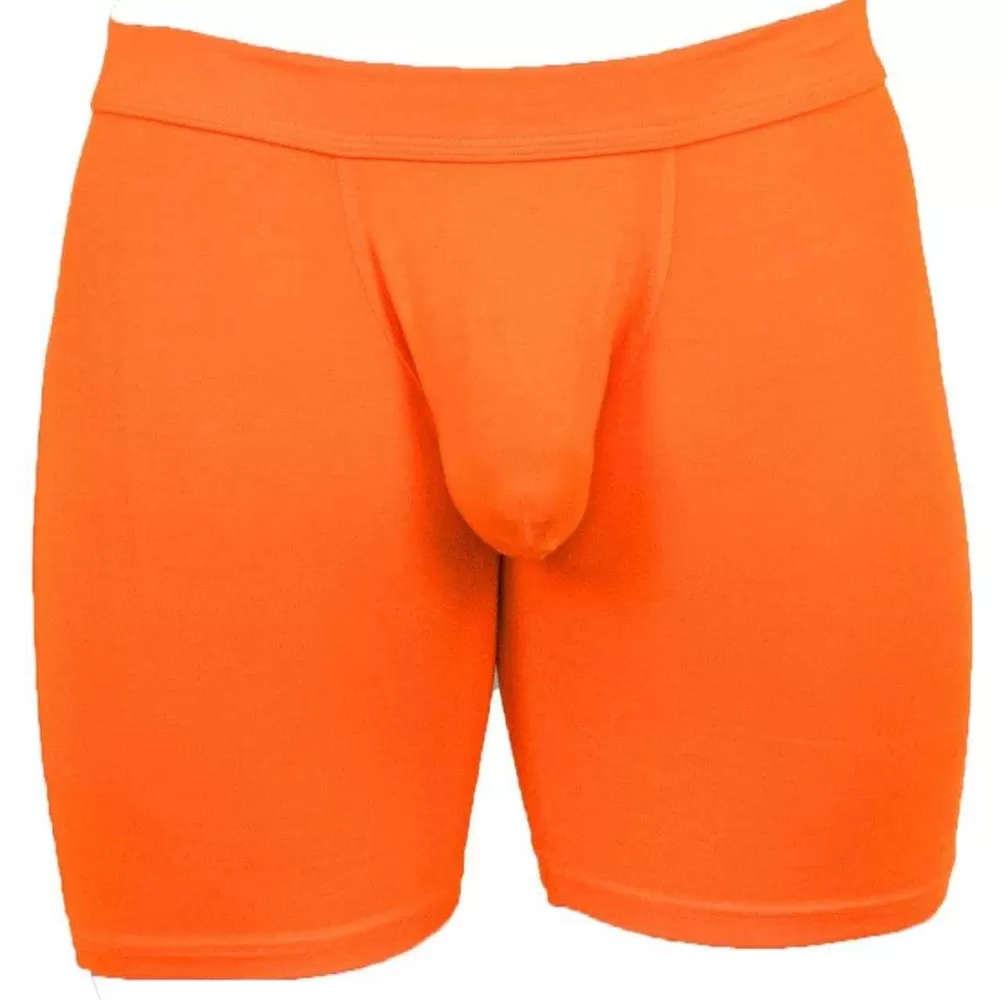 Obviously Men's Underwear^Orange Eliteman Boxer Brief 6Inch Leg