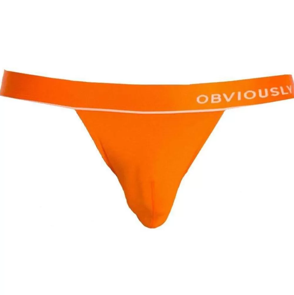 Obviously Men's Underwear^Orange Primeman Anatomax Thong
