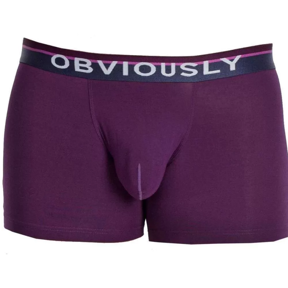 Obviously Men's Underwear^Purple Primeman Anatomax Boxer Brief 3Inch Leg