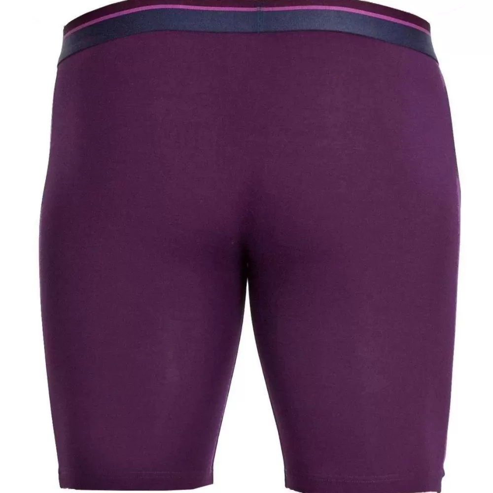 Obviously Men's Underwear^Purple Primeman Anatomax Boxer Brief 9Inch Leg