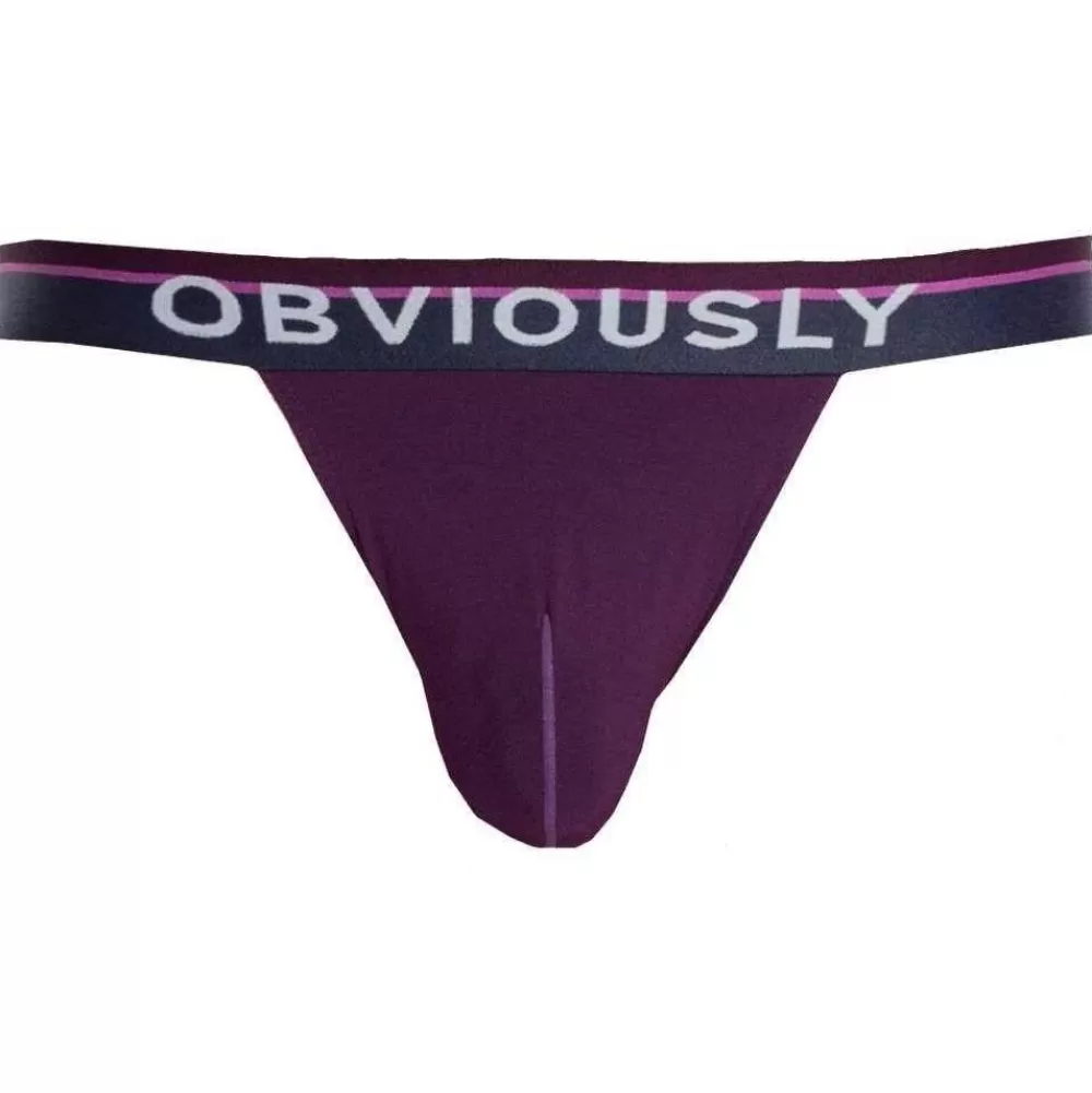 Obviously Men's Underwear^Purple Primeman Anatomax Thong