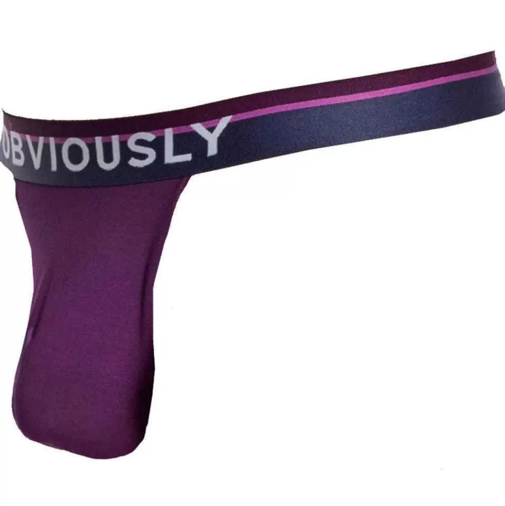 Obviously Men's Underwear^Purple Primeman Anatomax Thong