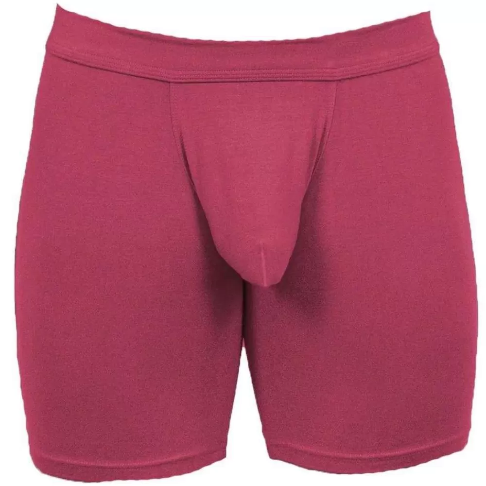 Obviously Men's Underwear^Red Eliteman Boxer Brief 6Inch Leg
