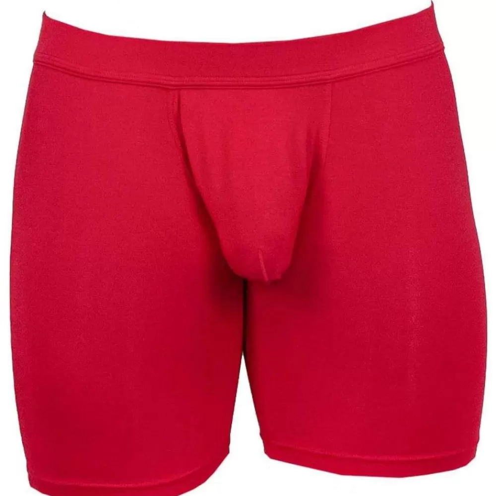 Obviously Men's Underwear^Red Eliteman Boxer Brief 6Inch Leg