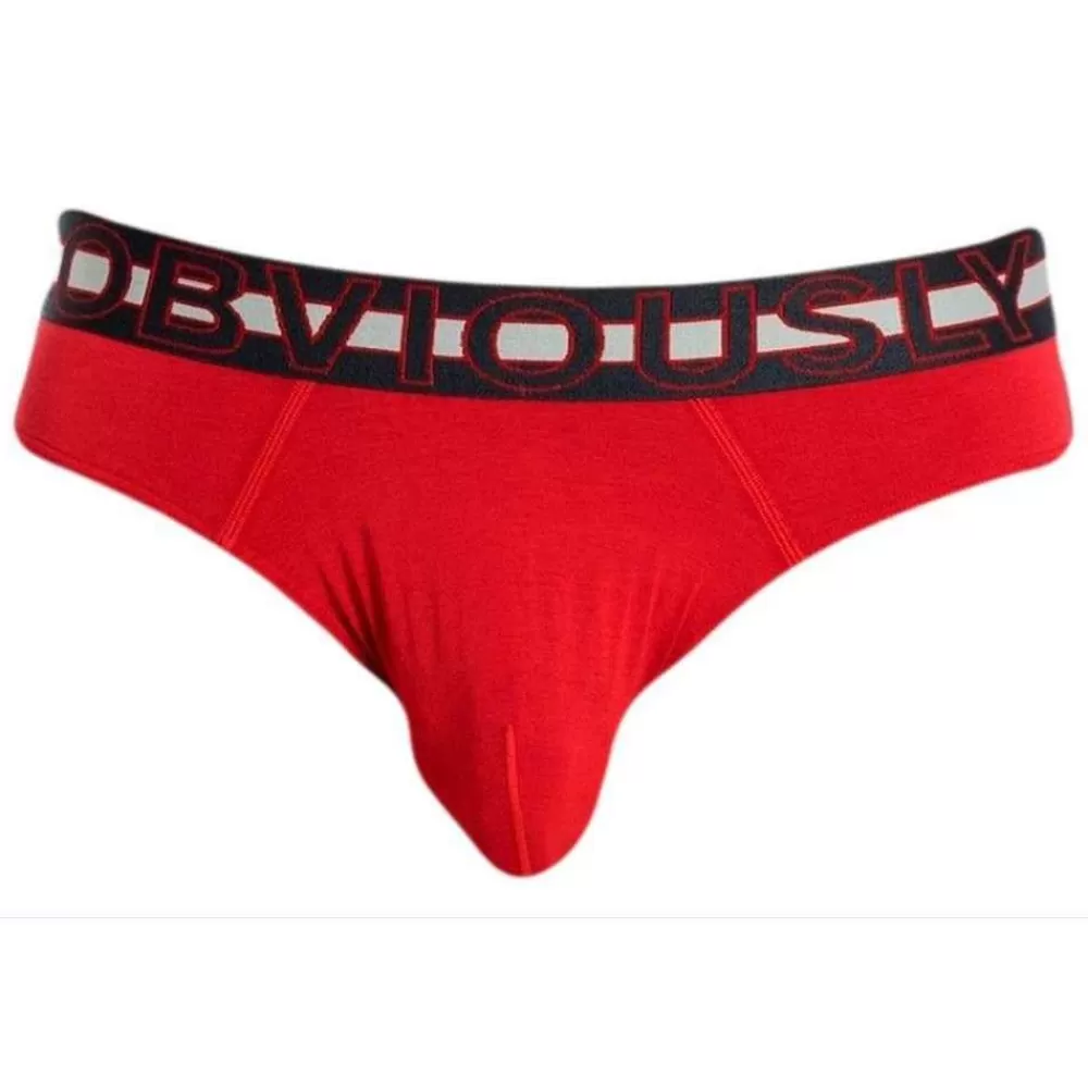 Obviously Men's Underwear^Red Everyman Anatomax Brief