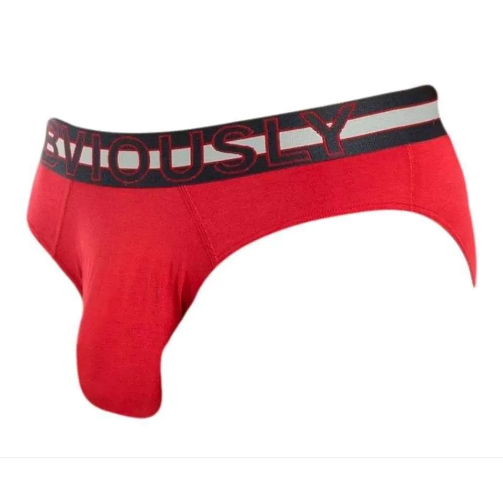 Obviously Men's Underwear^Red Everyman Anatomax Brief
