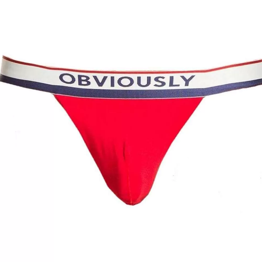 Obviously Men's Underwear^Red Primeman Anatomax Thong