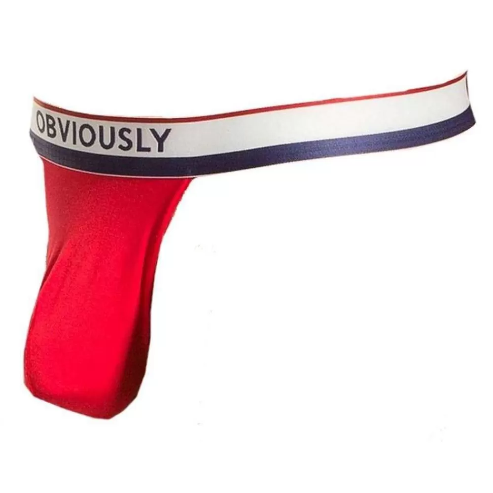 Obviously Men's Underwear^Red Primeman Anatomax Thong