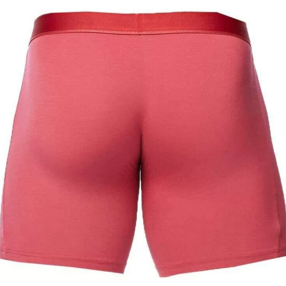 Obviously Men's Underwear^Red Primeman Boxer Brief 6Inch Leg