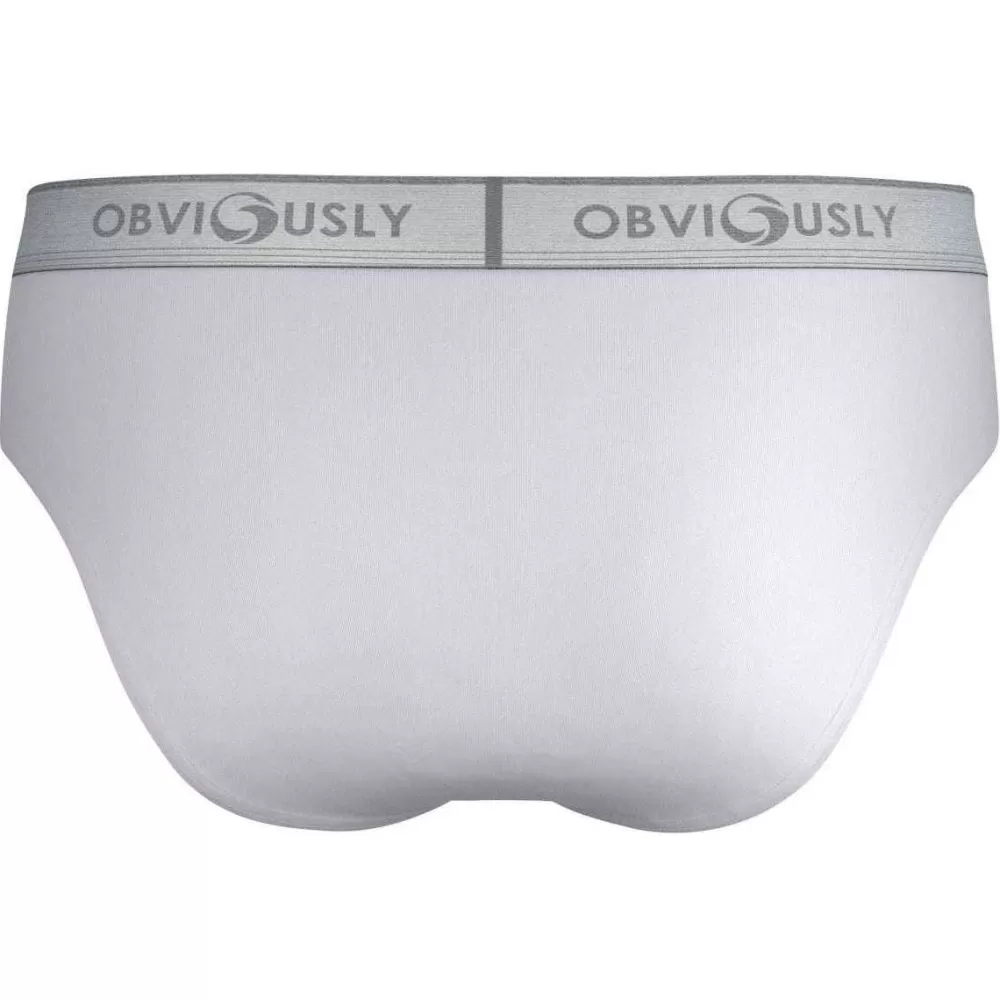 Obviously Men's Underwear^White Comfort Briefs