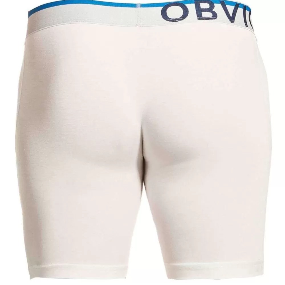 Obviously Men's Underwear^White Everyman Anatomax Boxer Breif 6Inch Leg