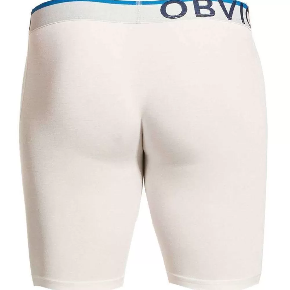Obviously Men's Underwear^White Everyman Anatomax Boxer Brief 9Inch Leg