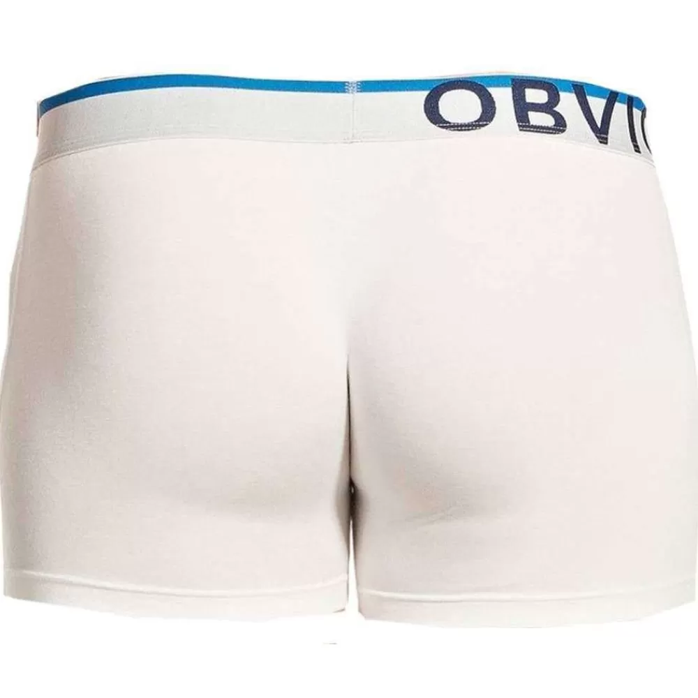 Obviously Men's Underwear^White Everyman Anatomax Boxer Brief 3Inch Leg
