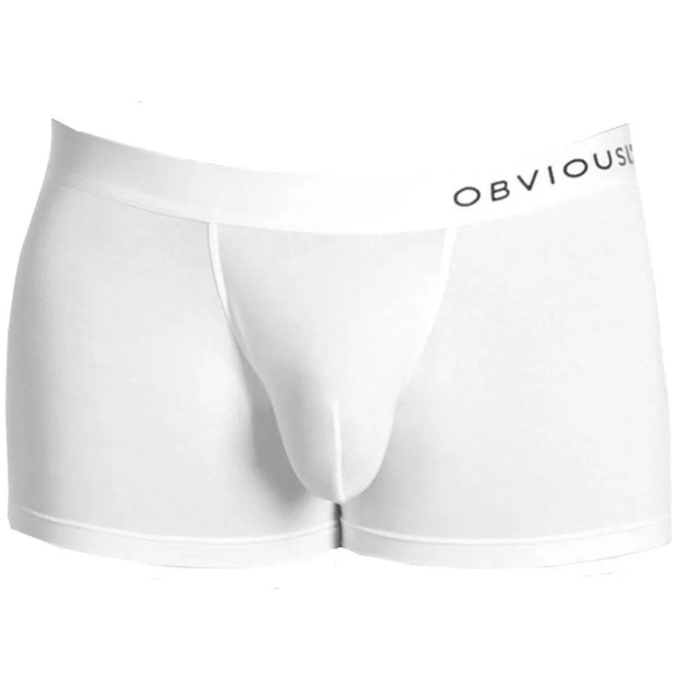 Obviously Men's Underwear^White Primeman Anatomax Boxer Brief 3Inch Leg