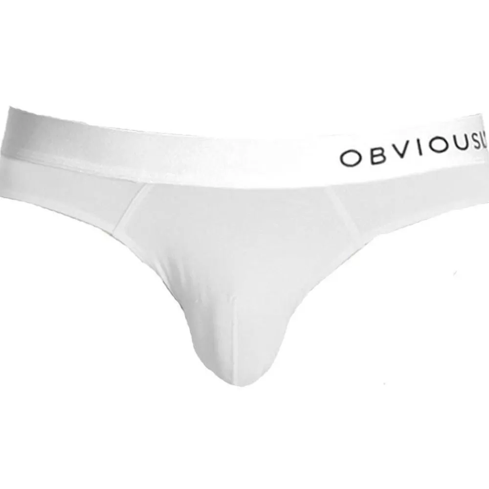 Obviously Men's Underwear^White Primeman Anatomax Hipster Brief