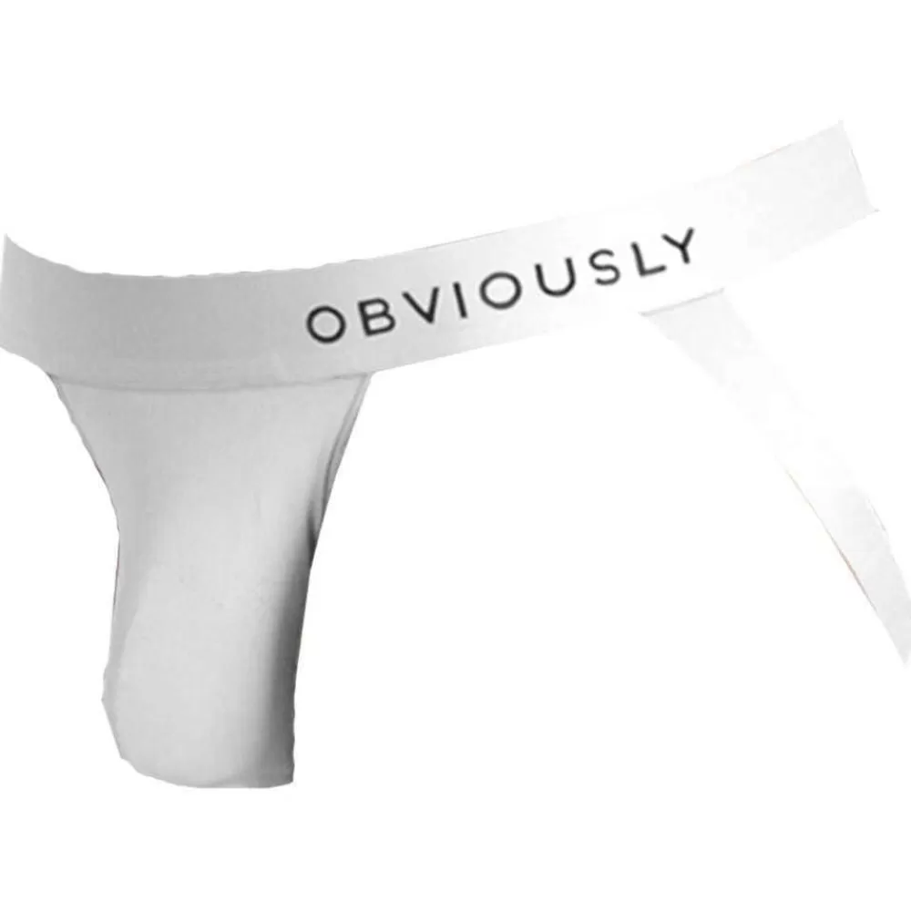 Obviously Men's Underwear^White Primeman Anatomax Jockstrap