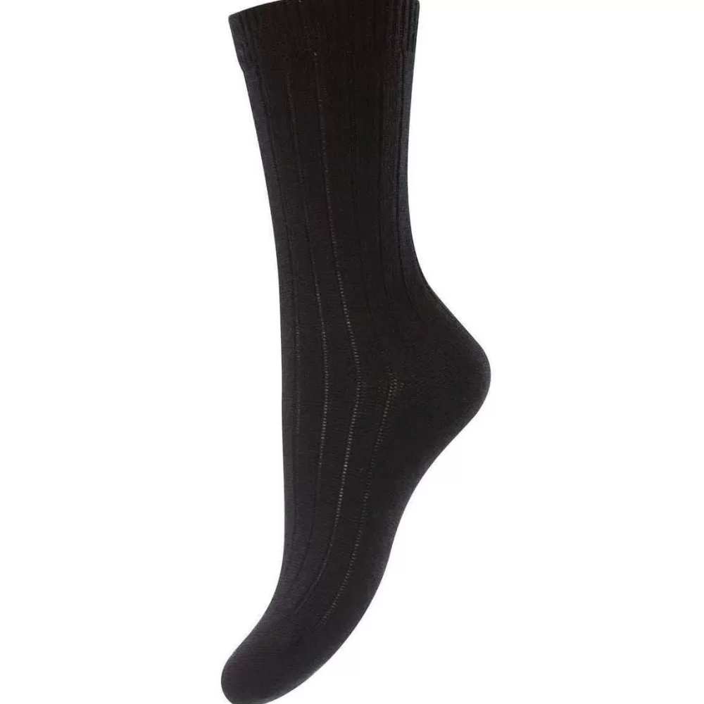 Pantherella Women's Socks^Black Rachel Merino Wool Socks