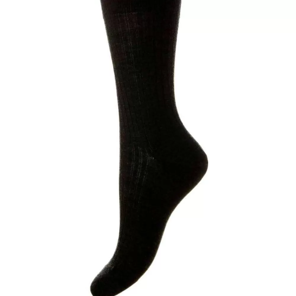 Pantherella Women's Socks^Black Rose Merino Wool Socks